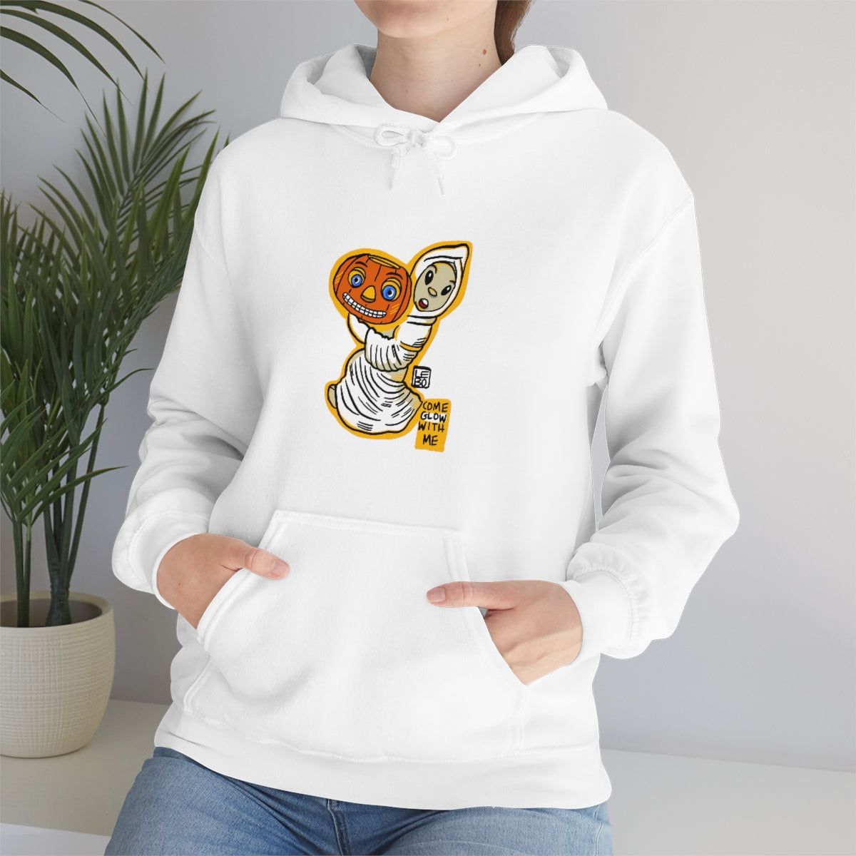 Come Glow With Me - Lebo Unisex Hooded Sweatshirt
